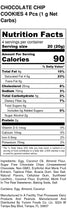 Load image into Gallery viewer, Chocolate Chip Cookies Keto, Paleo and Diabetic Friendly and Gluten Free.