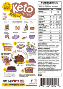 Brownies Dry Mix - Keto, Paleo, Diabetic Friendly and Gluten Free