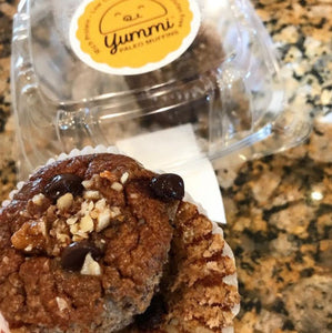 Banana Dark Chocolate Muffins Keto, Paleo, Diabetic Friendly and Gluten Free