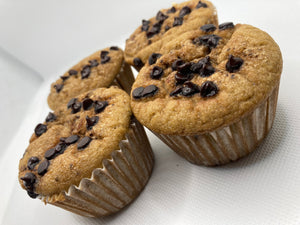 Chocolate Chips Muffins Keto, Paleo, Diabetic Friendly and Gluten Free